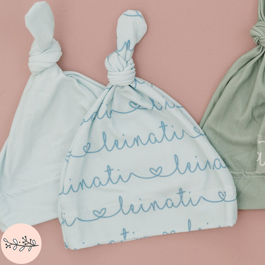 Heart Name Personalized Baby Hat
