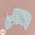 Heart Personalized Name Baby Swaddle Blanket
