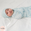 Heart Personalized Name Baby Swaddle Blanket