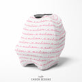Heart Name Multi-Use Baby Car Seat Cover