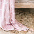 Heart Personalized Name Blanket