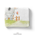 Swinging Koala Personalized Baby Blanket