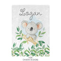 Koala Personalized Baby Blanket
