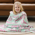 Lemon Personalized Name Blanket