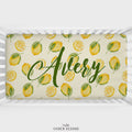 Lemons Personalized Crib Sheet
