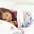 Llama Unicorn Personalized Blanket & Pillowcase Set