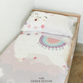 Llama Unicorn Personalized Blanket & Pillowcase Set