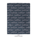 Script Personalized Name Blanket