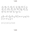 Script Personalized Name Crib Sheet