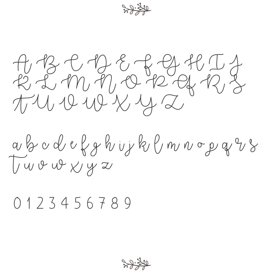 Script Personalized Name Crib Sheet