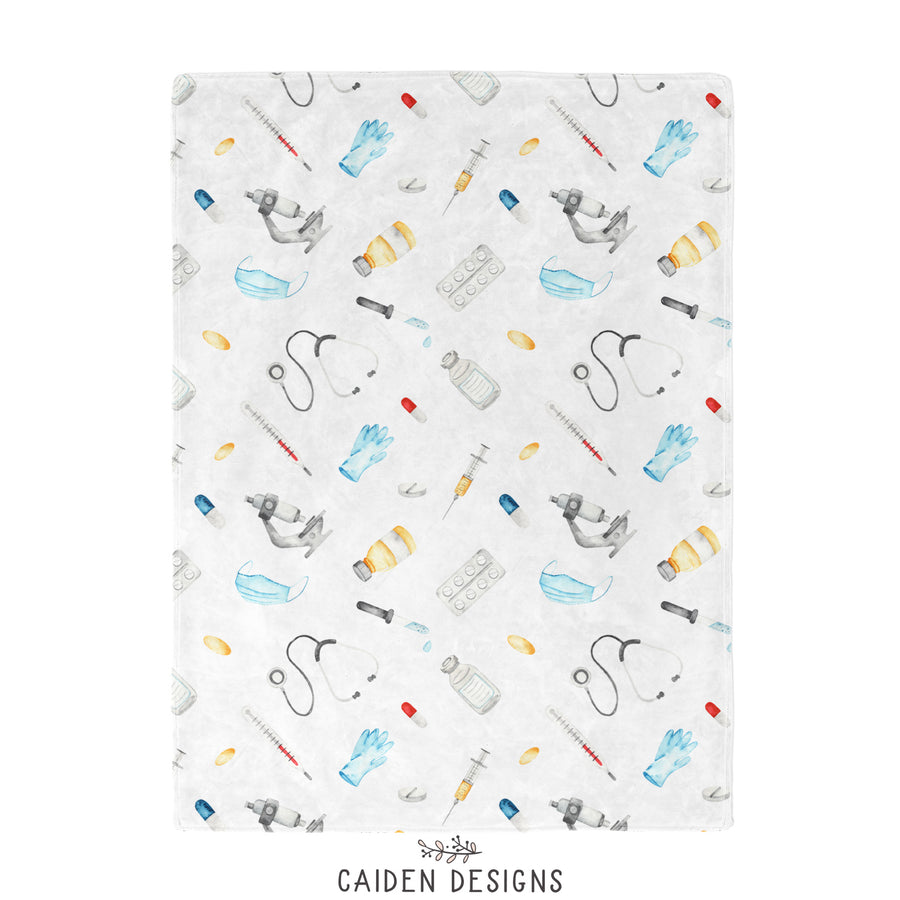 Baby Doctor Personalized Blanket
