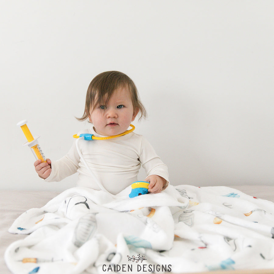 Baby Doctor Personalized Blanket