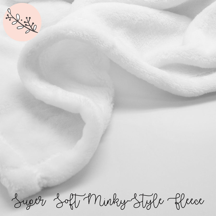 Flamingo Personalized Baby Girl Milestone Blanket