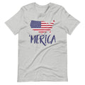 USA Map 'merica Short-Sleeve Unisex T-Shirt