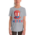 Uncle Sam Hat 'merica Youth Short Sleeve T-Shirt