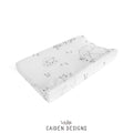 Monochrome Watercolor Woodland Changing Pad Cover