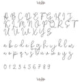 Monochrome Watercolor Woodland Personalized Crib Sheet