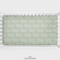 Narrow Personalized Name Crib Sheet