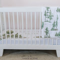 Painted Forest Personalized Crib Sheet