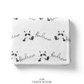 Personalized Panda Blanket