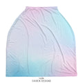 Pastel Rainbow Ombre Multi-Use Baby Car Seat Cover