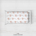 Monkey Personalized Crib Sheet