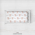Monkey Personalized Crib Sheet