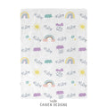 Scandinavian Rainbows Personalized Blanket