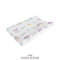 Scandinavian Rainbows Personalized Changing Pad Cover