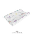 Scandinavian Rainbows Personalized Changing Pad Cover