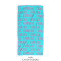 Lemon Repeat Name Premium Personalized Beach Towel