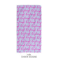 Handwritten Name Premium Personalized Beach Towel