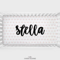 Pink Crowns Personalized Crib Sheet