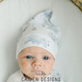 Monochrome Polar Bear Beanie Baby Hat