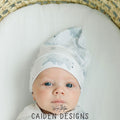 Monochrome Polar Bear Beanie Baby Hat