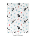 Police Helicopter Personalized Blanket