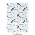 Police Helicopter Personalized Blanket