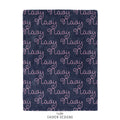 Pretty Personalized Name Blanket