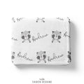 Personalized Raccoon Blanket