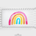Rainbow Baby Personalized Crib Sheet