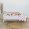 Rainbow Baby Personalized Crib Sheet