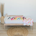 Rainbow Baby Personalized Crib Sheet