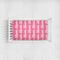 Retro Personalized Name Crib Sheet
