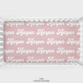 Retro Personalized Name Crib Sheet