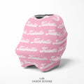 Retro Name Personalized Multi-Use Baby Car Seat Cover