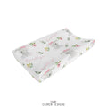 Rosey Elephant Personalized Changing Pad Cover