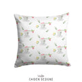 Rosey Elephant Personalized Pillow
