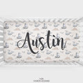 Sea Life Personalized Crib Sheet