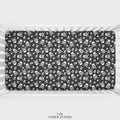 Skulls and Crossbones Personalized Crib Sheet
