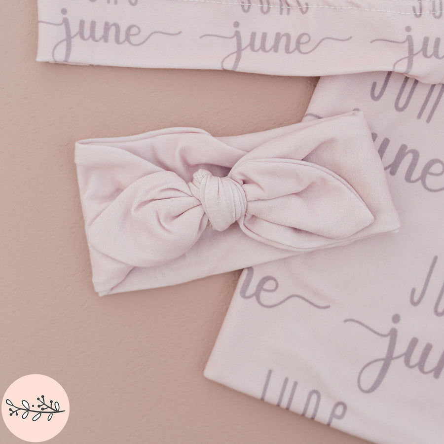 Solid Knotted Baby Headband